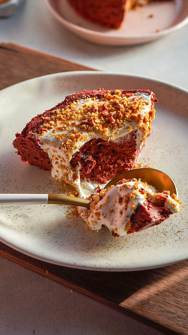 Red Velvet Mocha Protein Cheesecake - Chike Nutrition