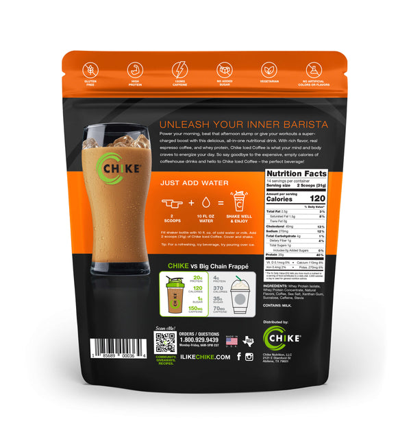 Pumpkin Spice Protein Iced Coffee | Shop Chike for High-Protein