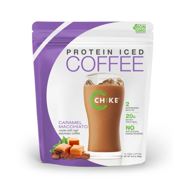Natural Caramel Macchiato High Protein Iced Coffee Chike Nutrition Natural Caramel Macchiato High Protein Iced Coffee Chike Nutrition