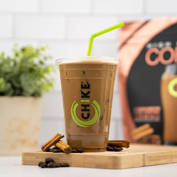 High Protein Cinnamon Iced Coffee | Shop Whey Protein Coffee Drinks