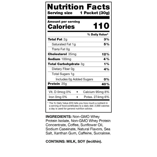 PSL Nutrition Facts