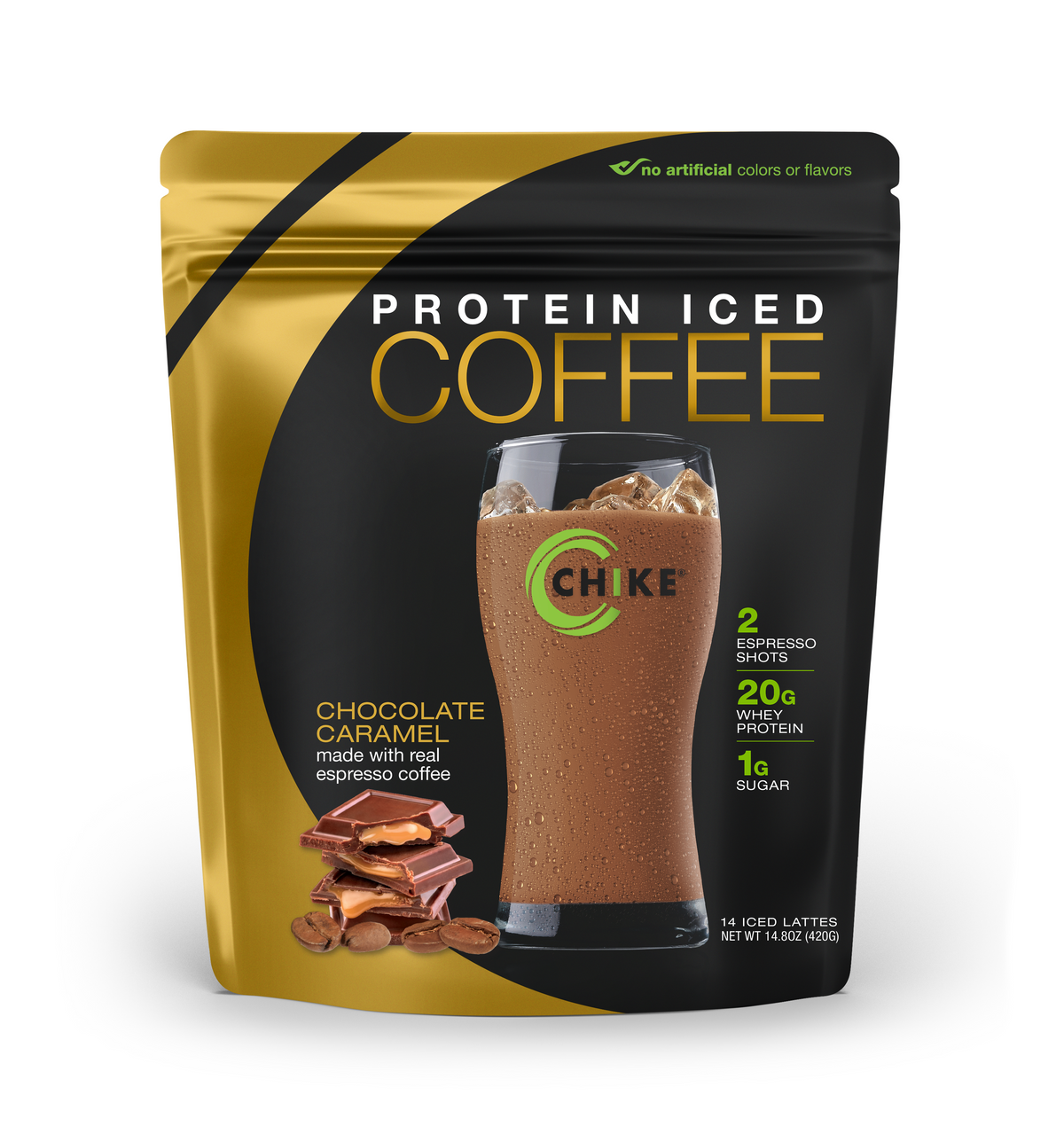 Chocolate Caramel High Protein Iced Coffee