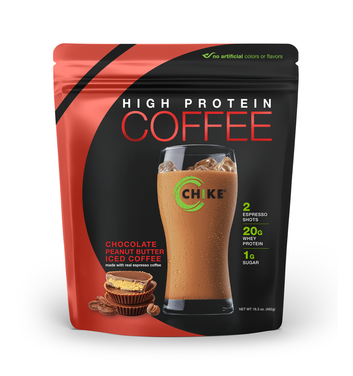 Chocolate Peanut Butter High Protein Iced Coffee