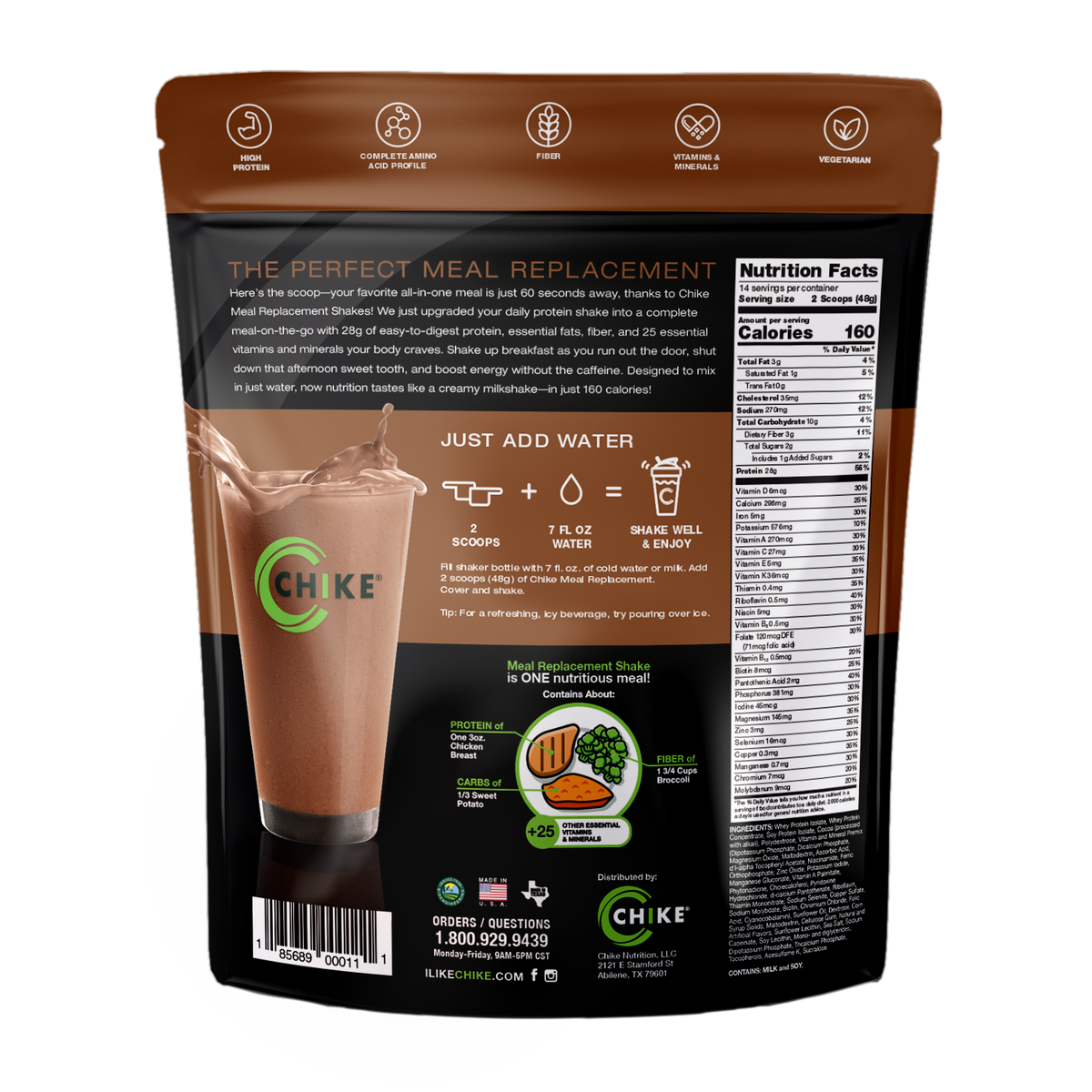 Chocolate Fudge Brownie Meal Replacement Shake