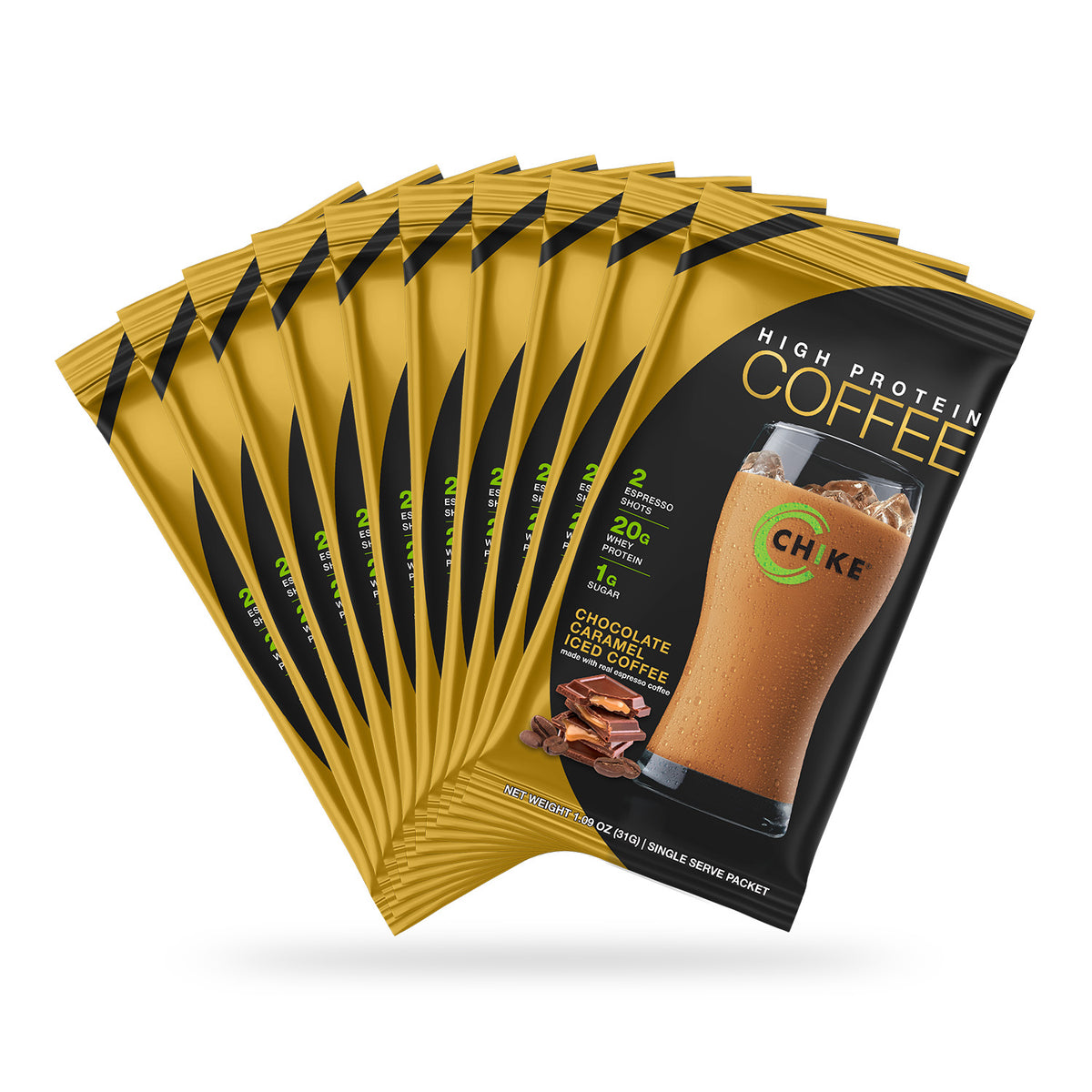 Chocolate Caramel High Protein Iced Coffee