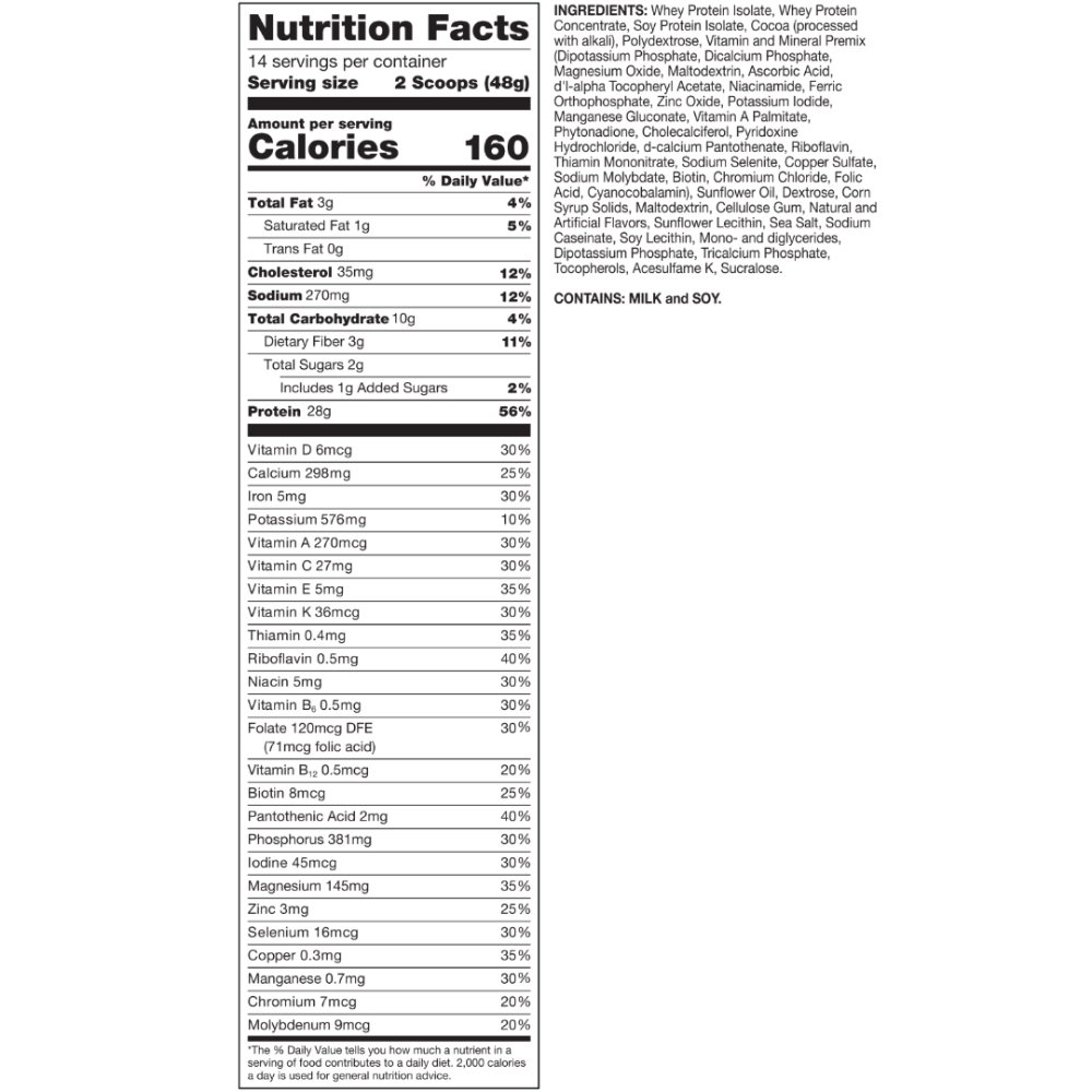 Meal Replacement Shakes