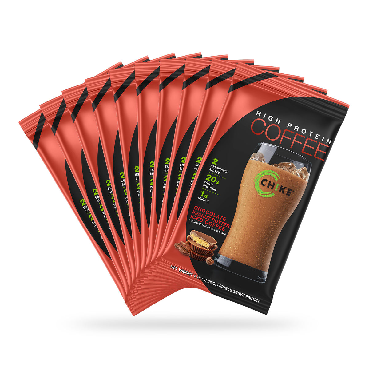 Chocolate Peanut Butter High Protein Iced Coffee