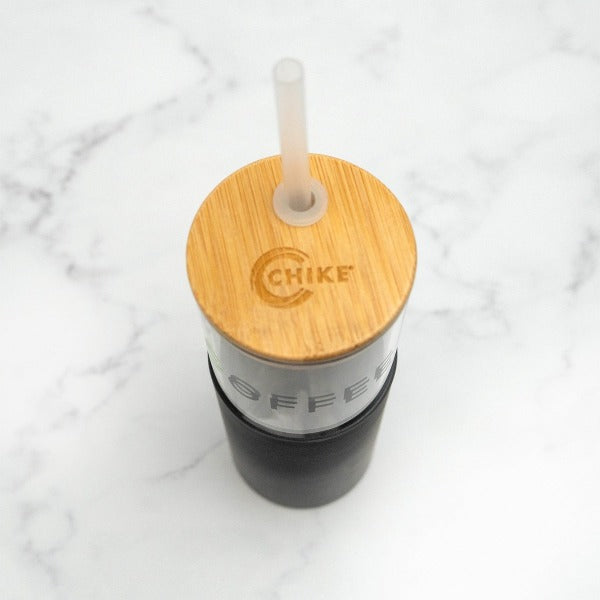 Glass &amp; Bamboo Tumbler