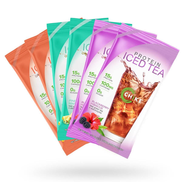 Protein Iced Tea Sampler Pack | High-Protein Iced Tea Variety by Chike