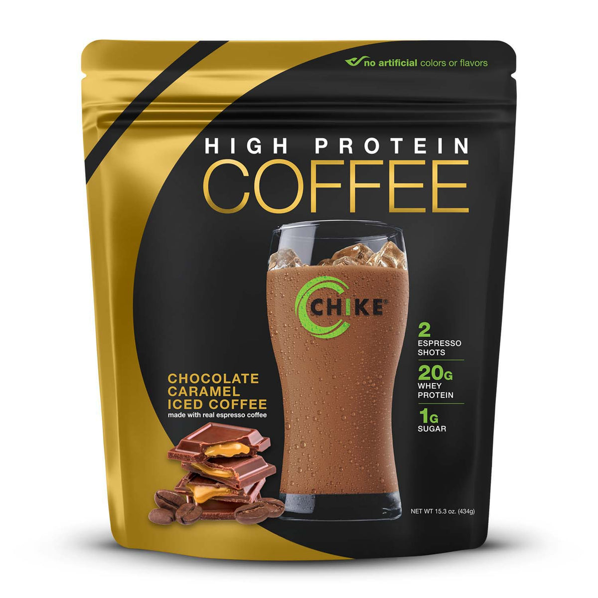 Chocolate Caramel High Protein Iced Coffee
